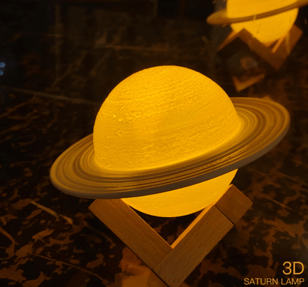 Saturn LED Ambient Light Moonlight 16 Colors Remote Control