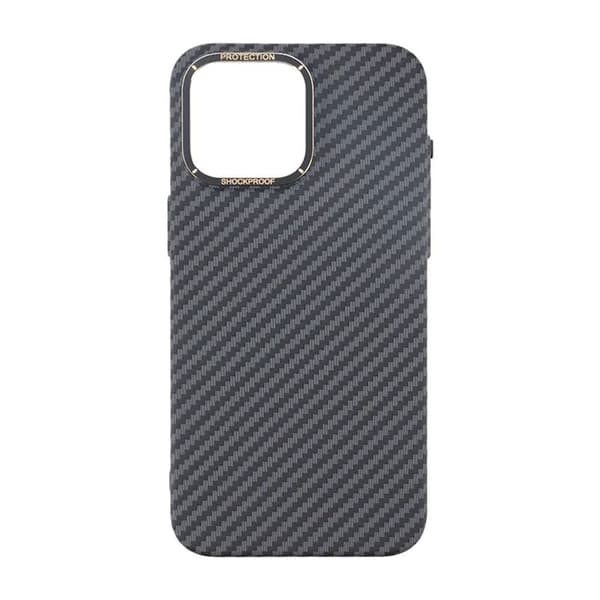 iPhone 15 Pro Mobilskall i Karbonfiber - Svart Svart black