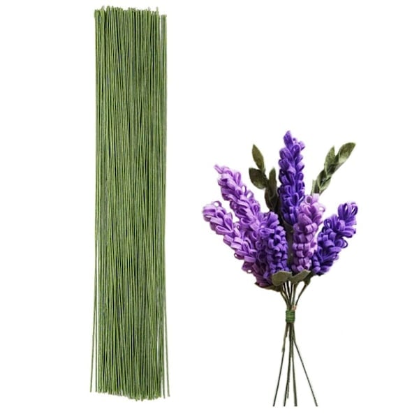 100 st Blomstjälkstråd Grön Blomstjälkstråd Blomstjälkar
