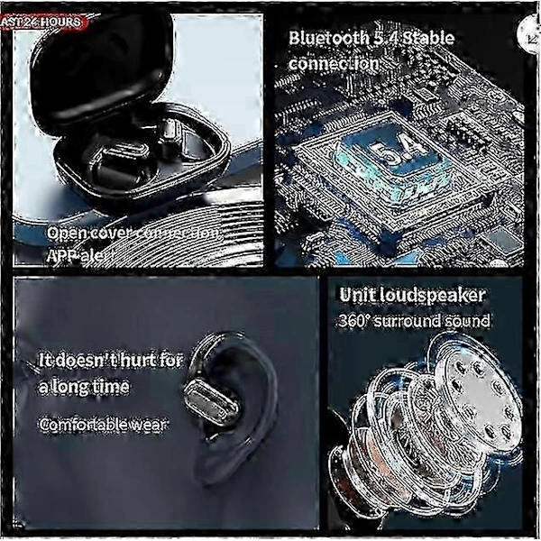 2025 Ai Oversettelseshøretelefoner 144+ Språk Sanntids Bluetooth Oversettelseshøretelefoner Trådløse[CO]