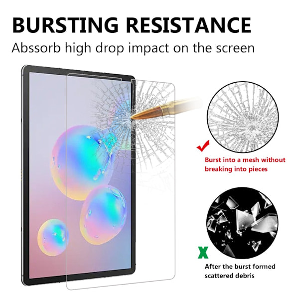 Samsung Galaxy Tab S6 - Karkaistu lasinen näytönsuoja