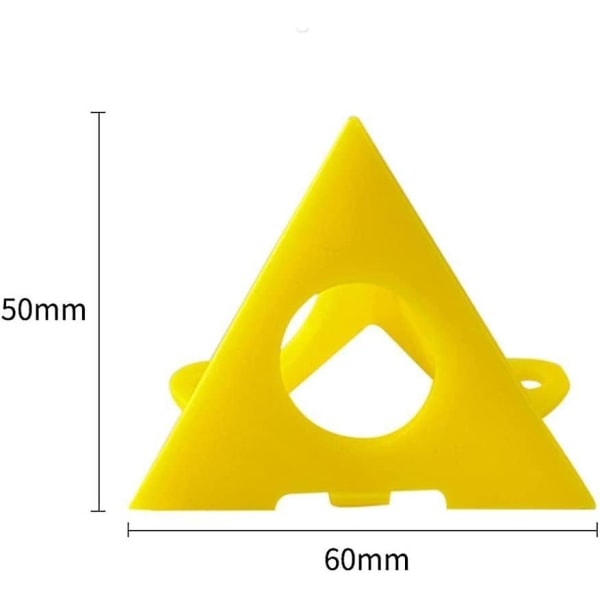 Målarpyramider, Målarstöd Non-stick Triangulärt Stativ Målningssprayverktyg Portabelt Sprutstöd Plast Träbearbetningstillbehör (1 set (10 st)
