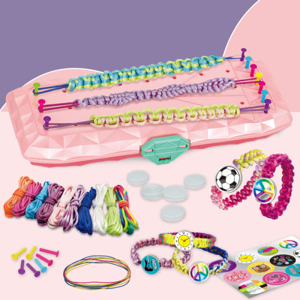 Vänskapsarmband Knitter Toy DIY Vänskap Elastiskt armband Making Kit