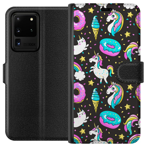 Samsung Galaxy S20 Ultra Lompakkokotelo Yksisarvinen