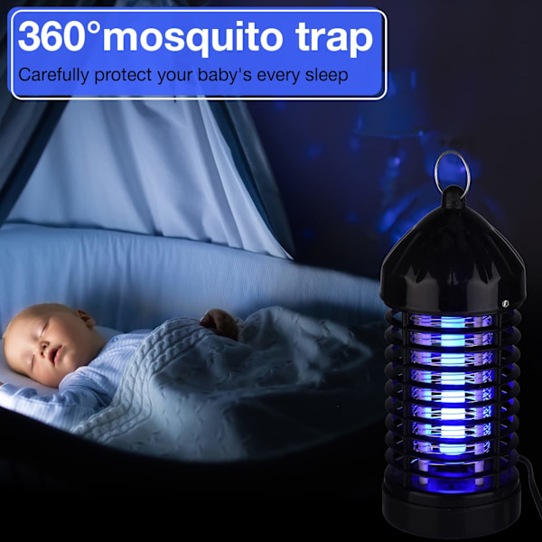 Myggdreper Elektrisk Myggdreper Elektrisk 220V Insektfluefelle Fluezapper Myggdreper for Bug Zapper Insektfelle