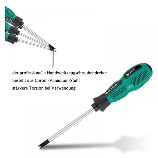 (4 stk.) Skruetrækkerbits U-formet Magnetisk Slidseskruetrækker [CO]