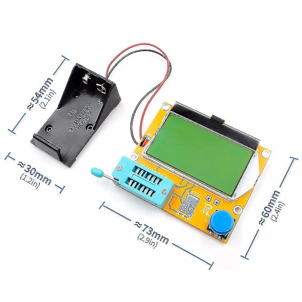 Esr Meter Mega328 Transistor Tester Digital V2.68 Lcr-t4 Kapasitans Mos/pnp/npn Lcr 12864 Lcd Scre- TA