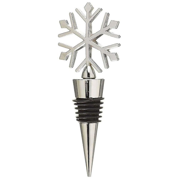 Elegant Snowflake Design Wine Bottle Stopper Favors