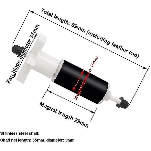 Lay Z Spa Spabad Pumpehjul/Rotor E02 Fix .69mm