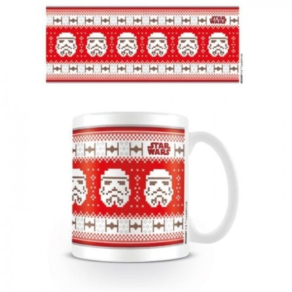 Star Wars Stormtrooper Julekrus Én Størrelse Rød/Hvid Red/White One Size
