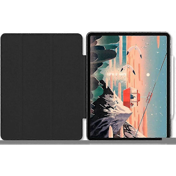 Beskyttelsesdeksel til iPad Pro 12,9 tommer med pennholder BLACK