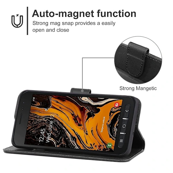 Lærfutteral til Samsung Galaxy Xcover 4s