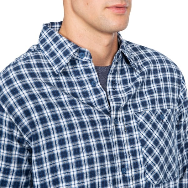 Trespass Sailfoot skjorte XXS Navy Check for menn Navy Check XXS C