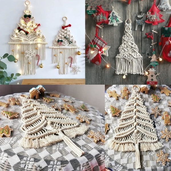 Macramé-snöre, Bomullsrep, för Väggbonader, Växtupphängningar, DIY-hantverk, Heminredning, Presentinslagning 3mmx100m Rosröd