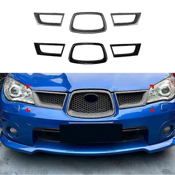 Bilgrill Front Hette Grill for Subaru Impreza WRX STI 2006-2007,B[co]