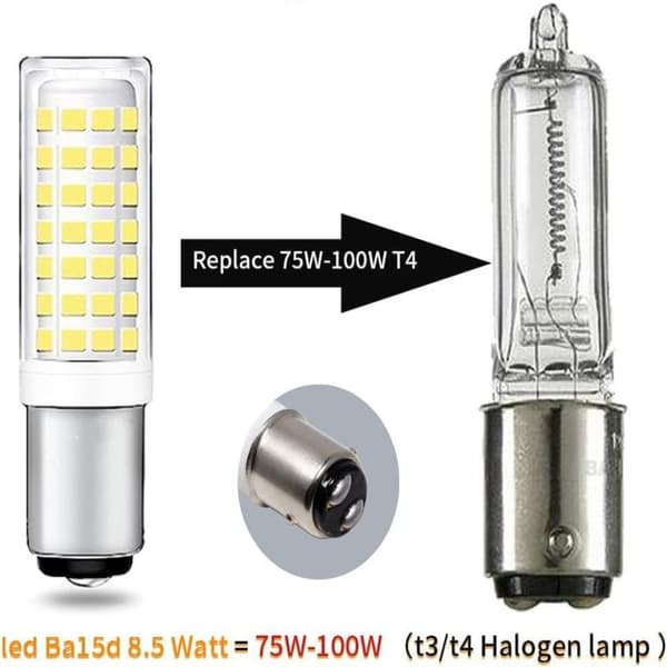 BA15D 2835 Keramisk dimmer LED Liten maislys