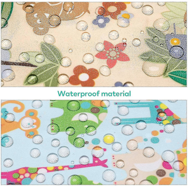 2 stk. Babyble Diapertaske Vandtæt Genanvendelig Lynlåsbletaske Vaskbar Dobbelt