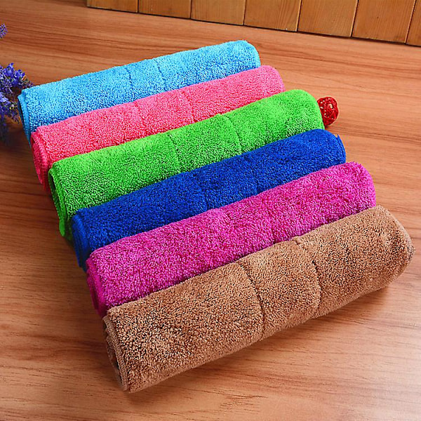 Mikrokuitupuhdistusliina, 6 kpl, koko: 25*35 cm
