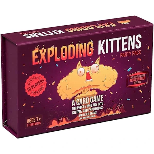 Exploding Kittens Party - Et russisk roulette-kortspil, simpelt familievenligt spil[CO]