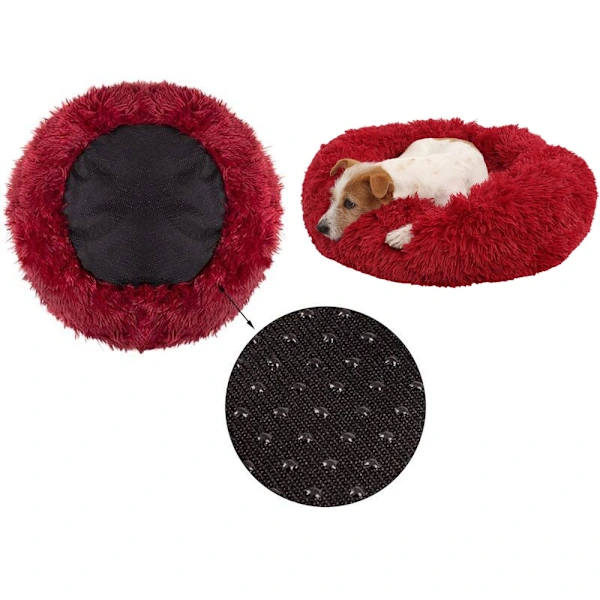 Fluffy hundeseng katteseng blødt pudebetræk sofaseng 80cm[CO]