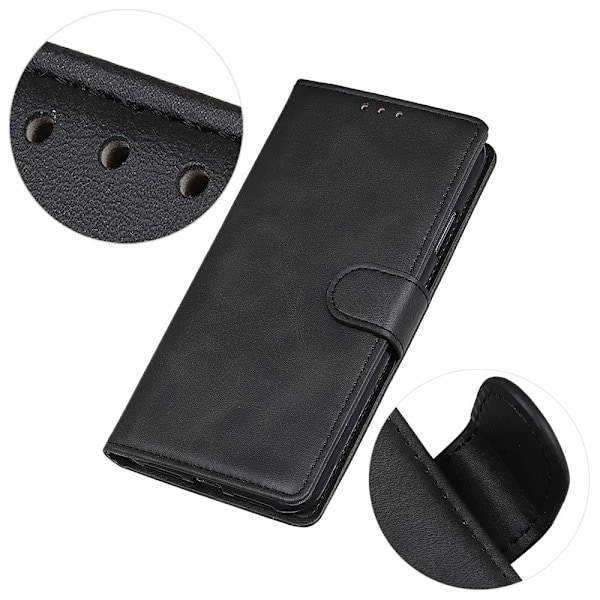 Xiaomi Redmi Note 14 4G Etui Læder Sort