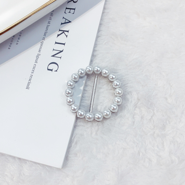 5 stk. legeringsrhinestone spenner metall hjerteform ringklips spenne for bånd skjerf kjole T-skjorter skjorte slips dekor