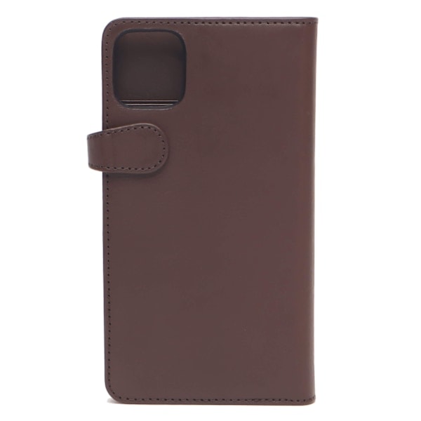 Buffalo iPhone 11 Etui 2i1 Ægte Læder Brun