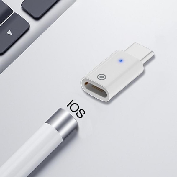 Lightning Hona - USB-C Hane Adapter för Apple Pencil 1:a generationen