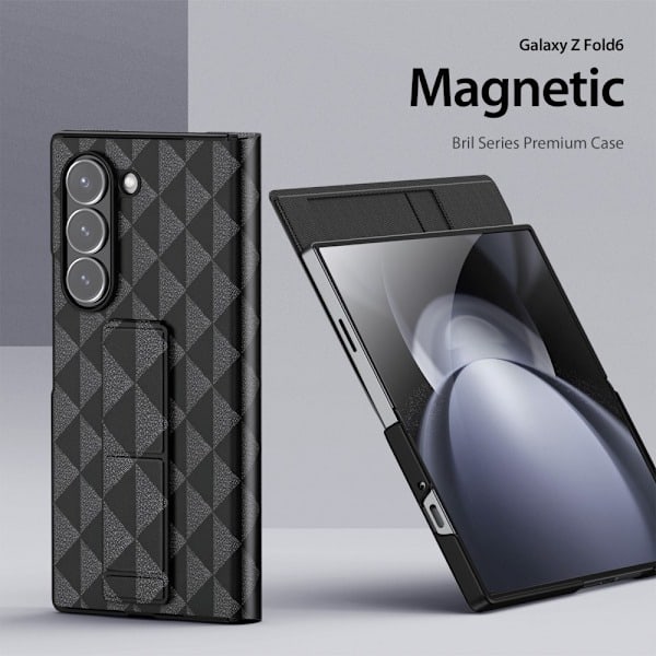 DUX DUCIS Galaxy Z Fold 6 Kuori Fitt Series Korttipidike Musta