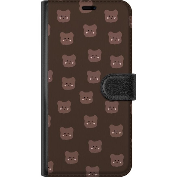 Samsung Galaxy A33 5G Wallet Case Bear Pattern