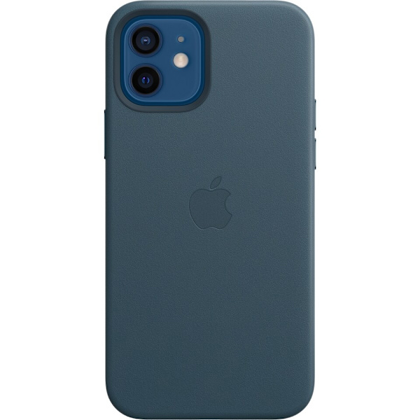 iPhone 12/iPhone 12 Pro Leather Case from Apple - Baltic Blue
