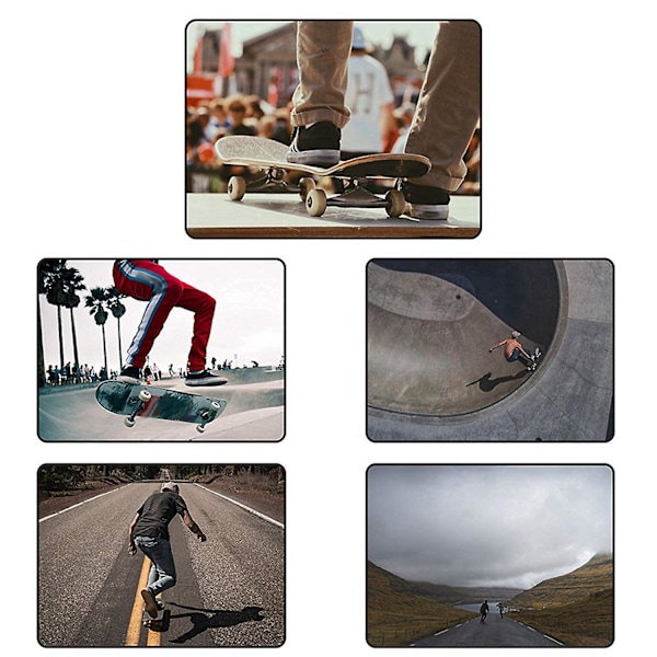 4 st Skateboardhjul Elastiska Pu-hjul 52 mm X 32 mm För Skateboard Deckbräda Skateboardhjul