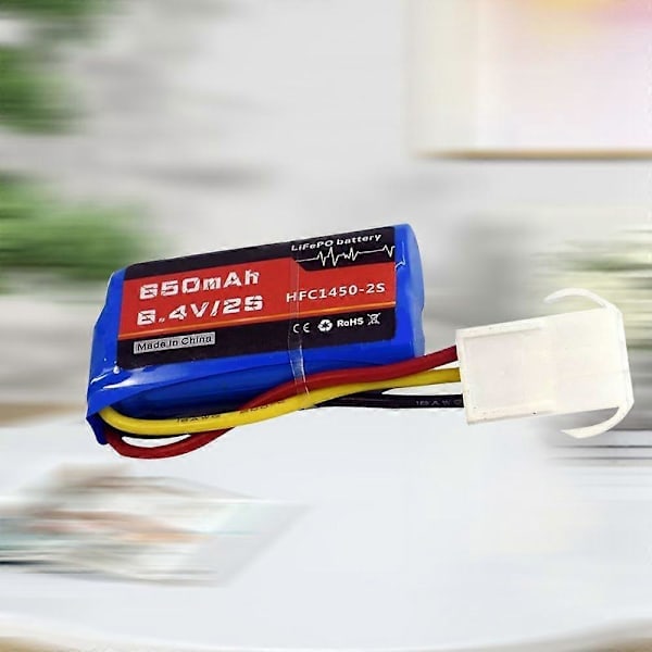 6.4V 2S 650mAh Li-akku/ EL4.5-3P naaras P-TO-R RC-kuorma-autolle, autolle, pikaveneelle [DB] B-USB-latauskaapeli