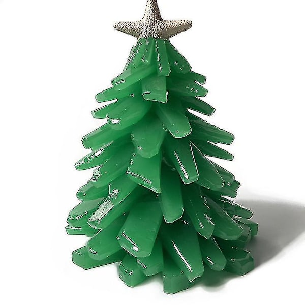 15 20cm Mini Resin Juletræ Kreative Julepynt