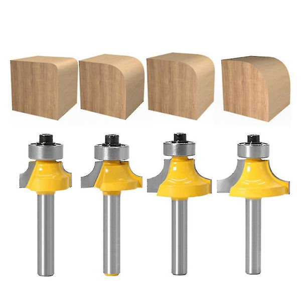 Shank Klassisk Hörn Kantformning Fräs Bits Skärverktyg Fräs