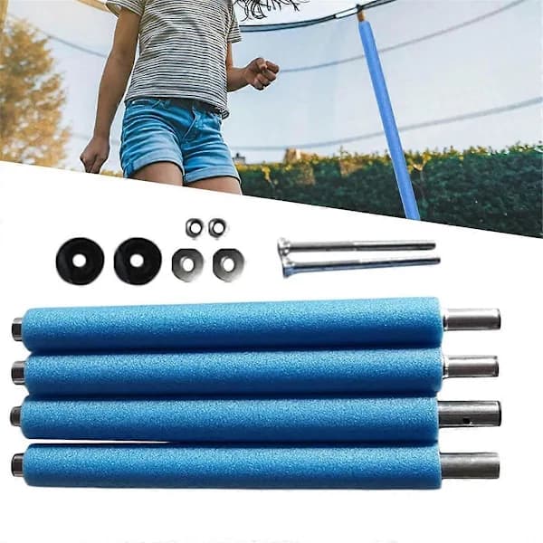Erstatningsstenger for trampoline, med trampolinestenger 1,96 m