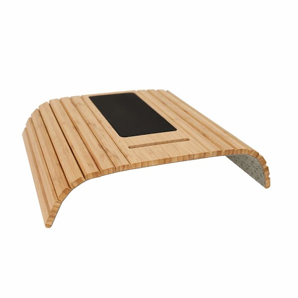 Sofa Arm Tray Table for Couch Flexible/Foldable Sofa Tray  Rotating Phone Holder Couch Arm Table Perfect