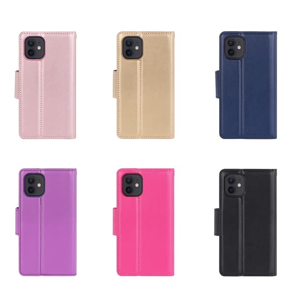 HANMAN Lompakkokotelo - iPhone 12 Roséguld
