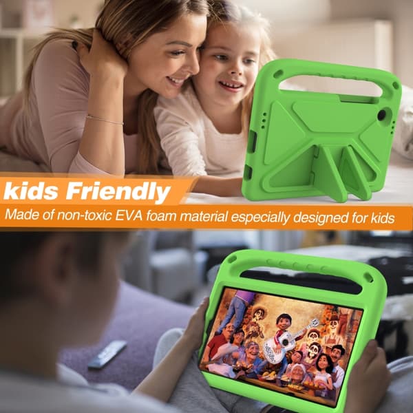 Samsung Galaxy Tab A9 / A11 Shockproof EVA Case with Stand Grön