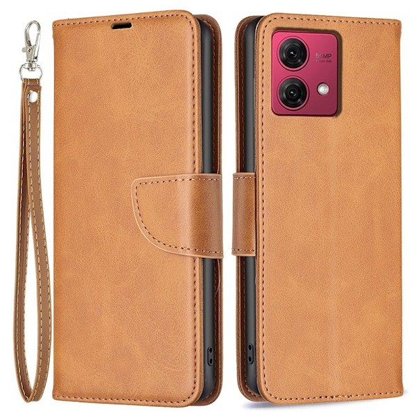 Motorola Moto G84 5G Kotelo Shark Solid Ruskea