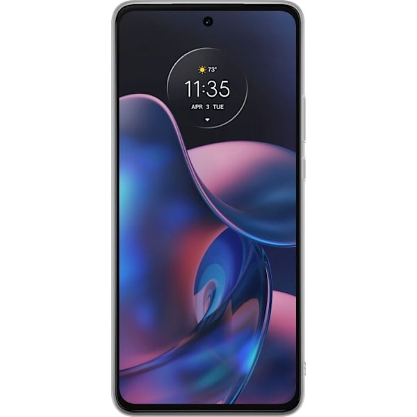 Motorola Edge (2022) Läpinäkyvä Kuori Color Splash