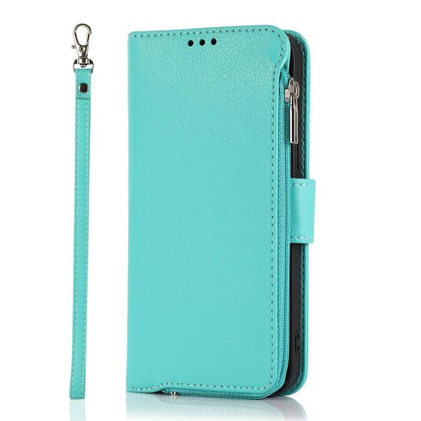 Stylish Practical Wallet Case - iPhone 12 Mini Svart