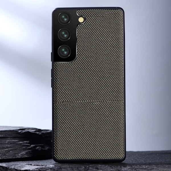 Samsung Galaxy S22 Plus Kuori Nylonpinnoitettu TPU Vihreä