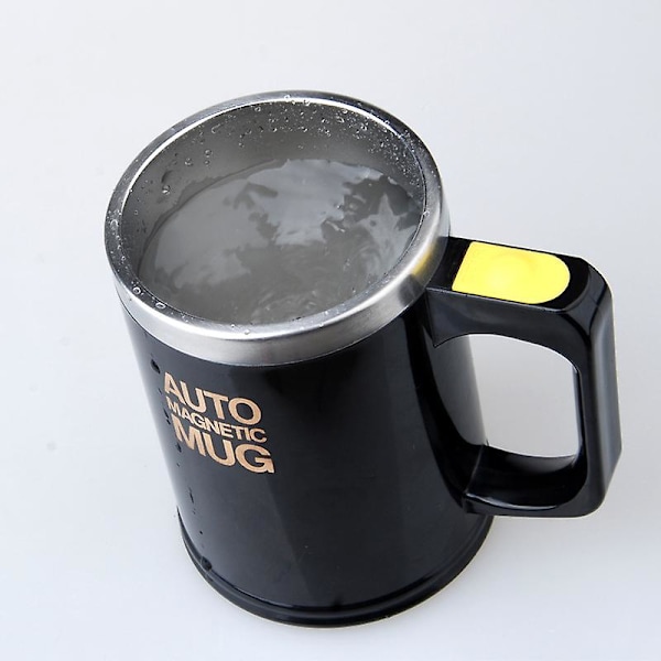 Självrörande kaffemugg - Automatisk blandningsmugg i rostfritt stål - För att röra om kaffe, te, varm choklad, mjölk, proteinshake, perfekt för kontoret, skolan, gymmet, hemmet - 500 ml