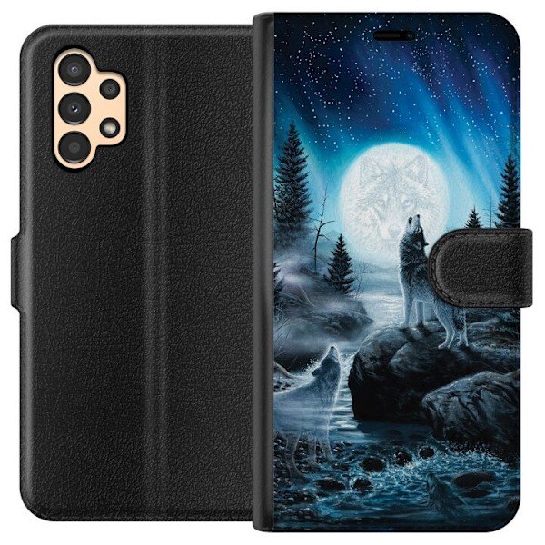 Samsung Galaxy A13 Pung Etui Ulv / Varg
