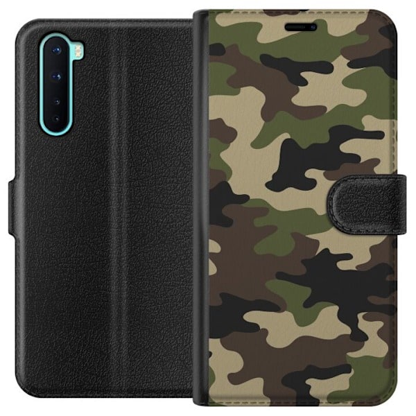 OnePlus Nord Lompakkokotelo Sotilaallinen