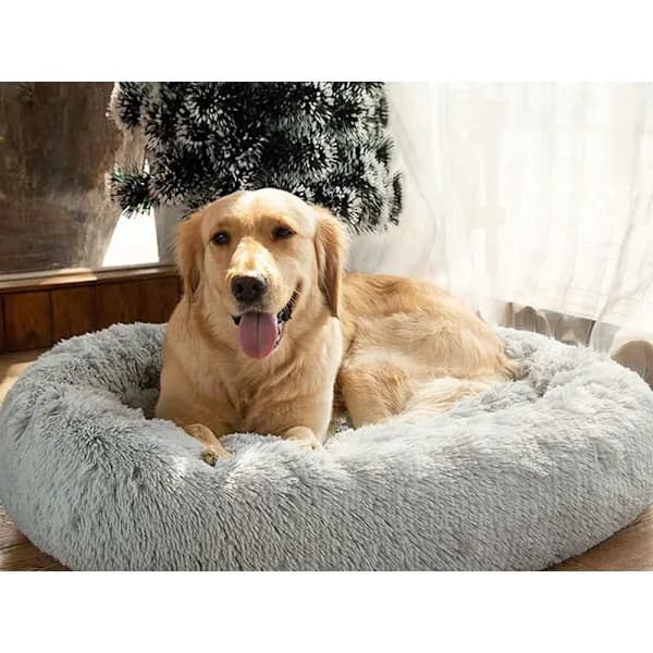 Fluffy hundeseng katteseng myk pute sovesofa 80cm[CO]