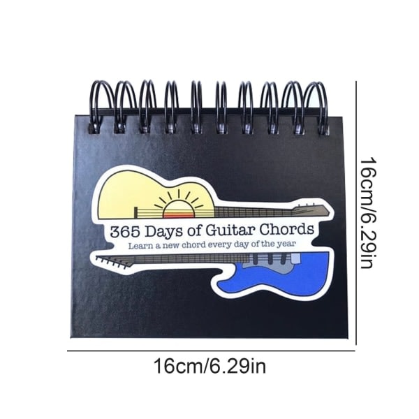 The Original 365 Days of Guitar Chords - 2024 Daily Guitar Chord Calendar NEW 1 PC