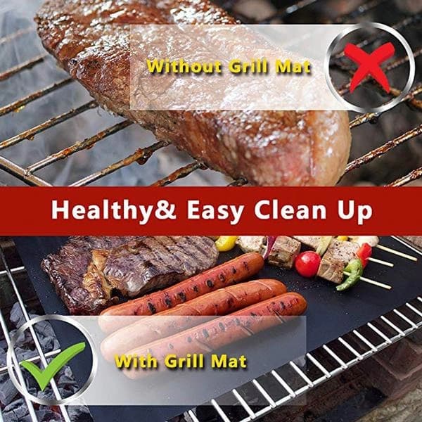 5-pakning grillmatte, ovnsmatte og bakematte - non-stick[CO]