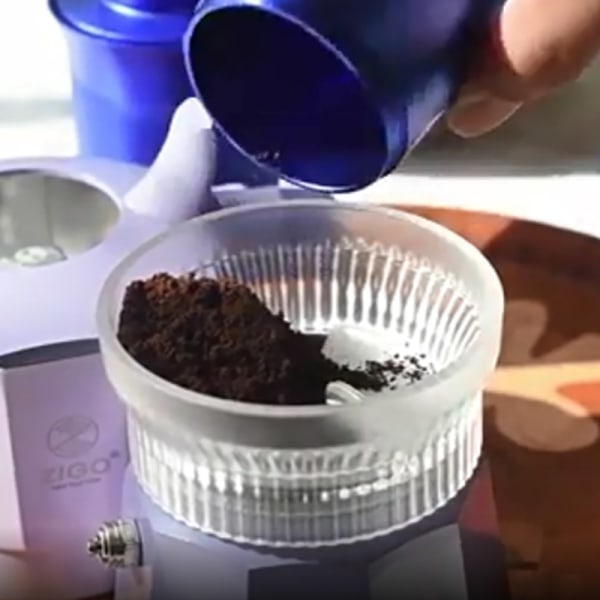 Kaffetamper för Moka Pot Roterande Pulver Dosering Ring Kaffe Dis N1